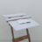 Стол конторка Хронос XL для работы стоя и сидя, цвет Прозрачное масло и Белый акрил
