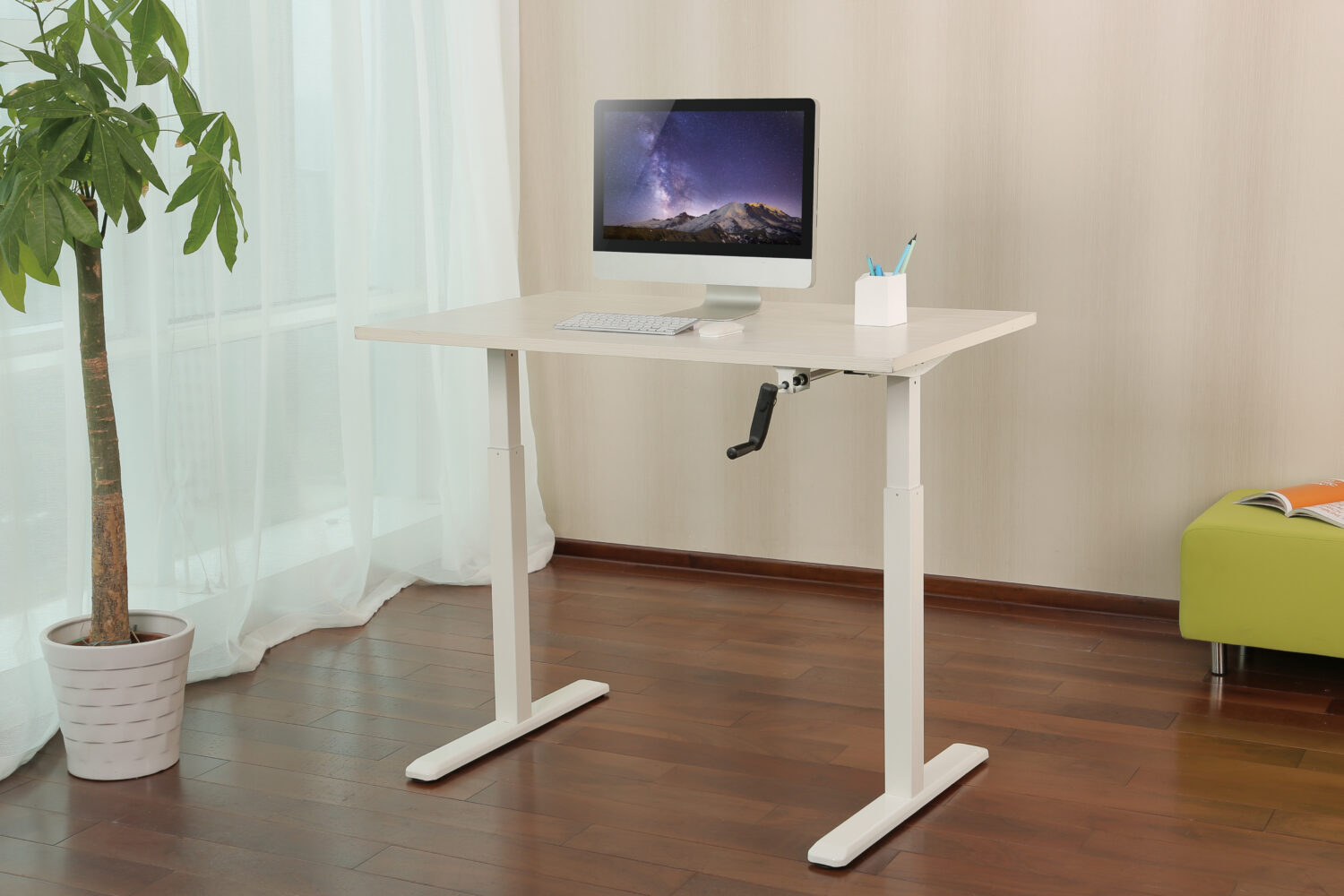 Высокий стол с регулировкой высоты с помощью ручного привода EasyLife 120