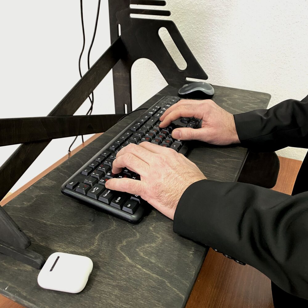 Столик для ноутбука и монитора, цвет Чёрный