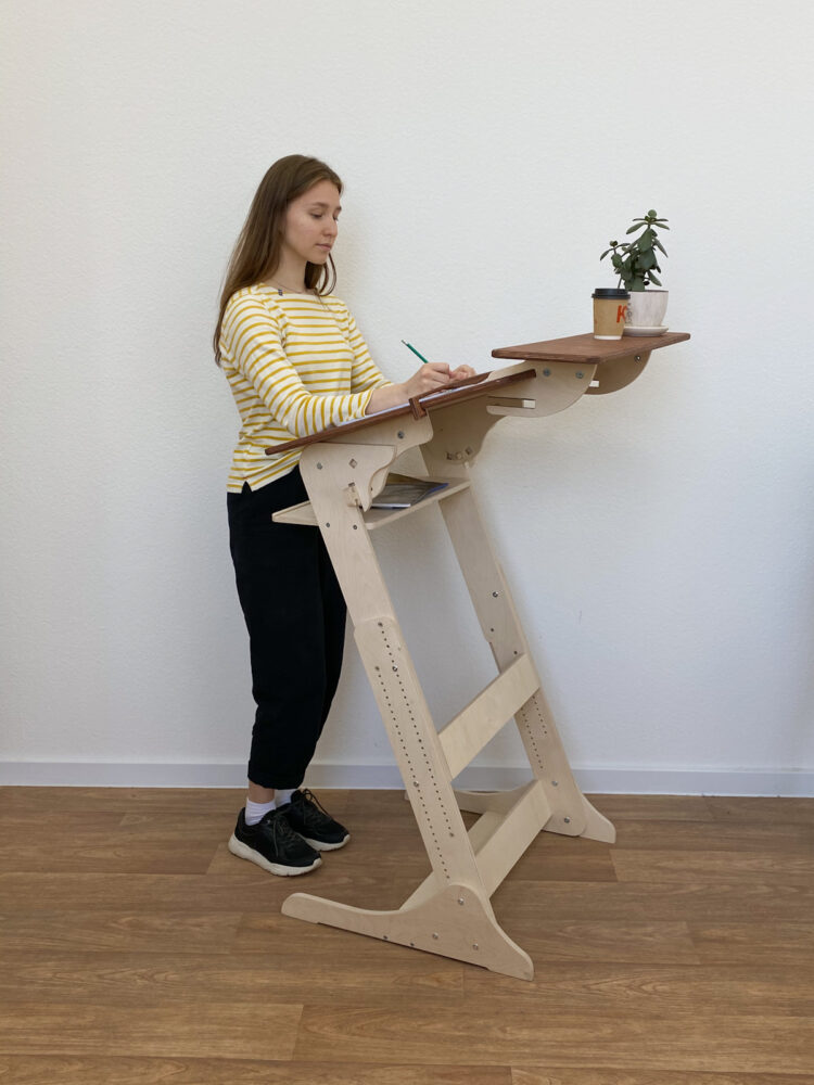 Письменный стол “Хронос XL” для работы стоя и сидя на рост 115-200 см