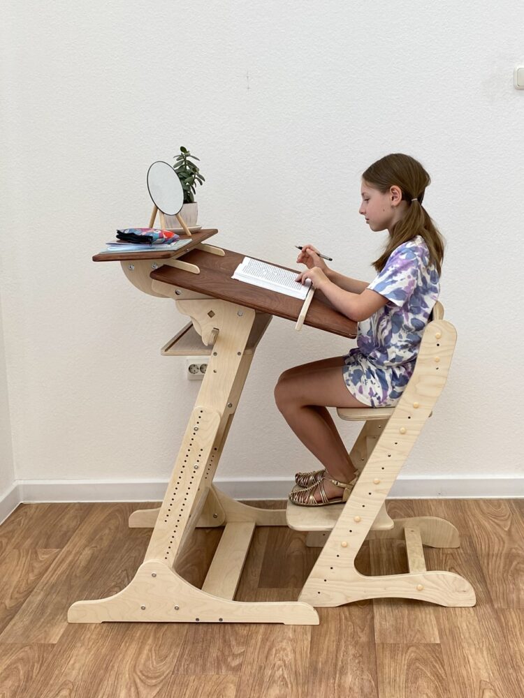 Письменный стол “Хронос” для учебы стоя и сидя на рост 100-170 см