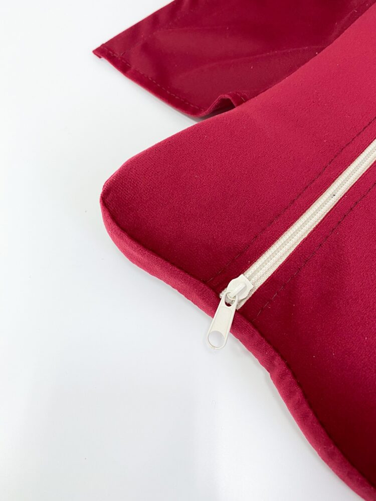 Растущий стул для детей “Компаньон” Золотой дуб с комплектом красных подушек